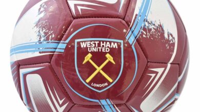 West Ham United FC Turbine Football Size 5 Deflated