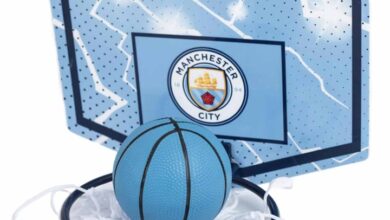 Manchester City FC Mini Basketball Set