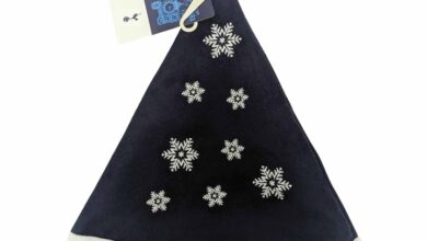 Tottenham Hotspur FC Snowflake Santa Hat