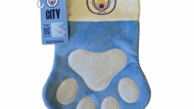 Manchester City FC Paw Stocking