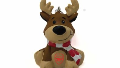 Arsenal FC Reindeer Ornament