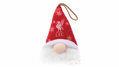 Liverpool FC Snowflake Gonk Ornament