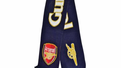 Arsenal FC Gunners Navy Scarf