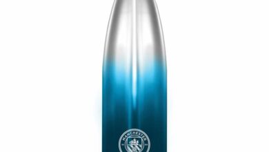 Manchester City FC Metallic Bottle