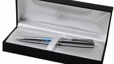Manchester City FC Chrome Pen in Gift Box