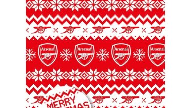 Arsenal FC Christmas Gift Wrap