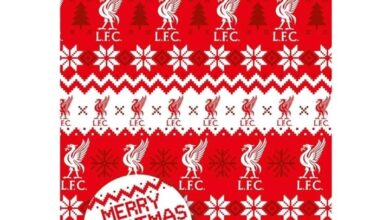 Liverpool FC Xmas Gift Wrap