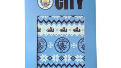 Manchester City FC Christmas Gift Wrap