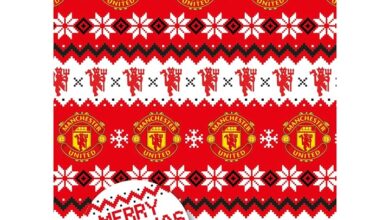 Manchester United FC Christmas Gift Wrap