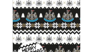 Newcastle United FC Xmas Gift Wrap