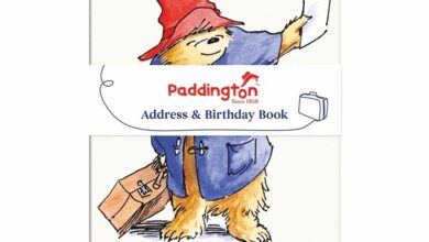 Paddington Bear Address and Birthday Book