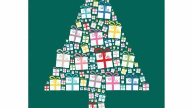 Tree of Presents A3 Calendar Gift Wrap Envelope
