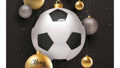 Football Baubles Easel Calendar Gift Wrap Envelope