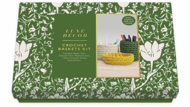 Crochet Baskets Kit