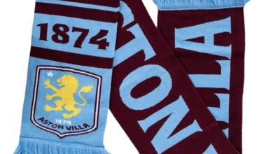 Aston Villa FC Nero Scarf