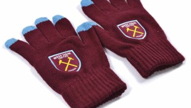 West Ham United FC Touch Knitted Gloves