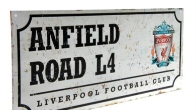 Liverpool FC Nostalgia Street Sign
