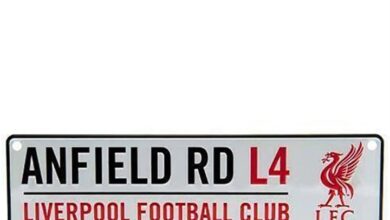Liverpool FC Window Street Sign
