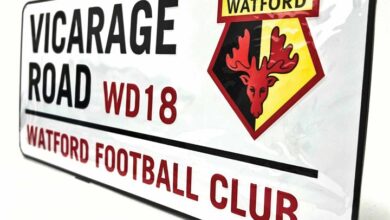 Watford FC Street Sign