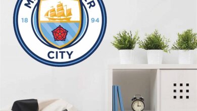 Manchester City FC Crest Wall Sticker
