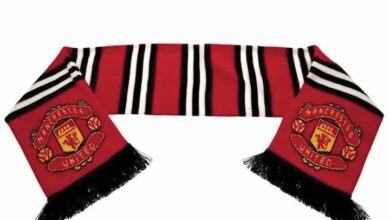 Manchester United FC Home Stripe Scarf
