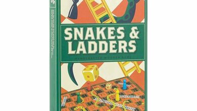 Wooden Snakes and Ladders Game