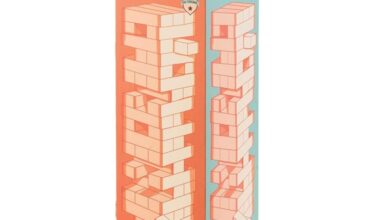 Wooden Tumbling Tower Game