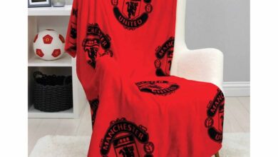 Manchester United FC Crest Fleece Blanket