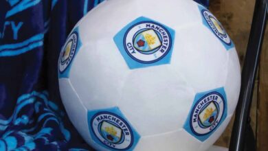 Manchester City FC 3D Football Cushion
