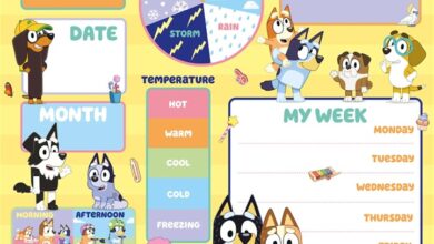 Bluey My First Calendar