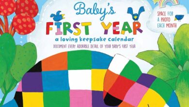 Elmer the Elephant Baby's First Year Calendar