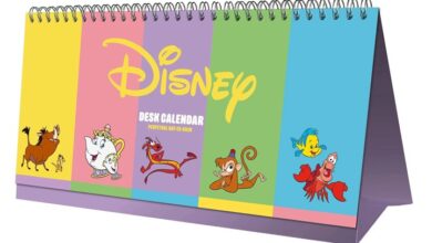 Disney Classic Perpetual Easel Desk Calendar