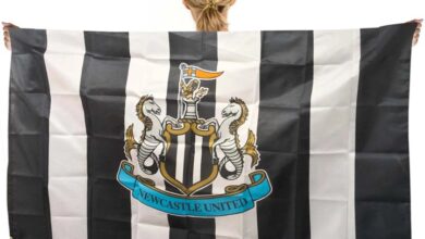 Newcastle United FC Stripe Flag
