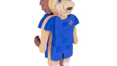 Chelsea FC Buildable Foam Lion Mascot