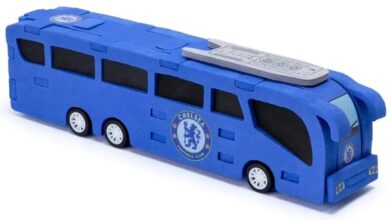 Chelsea FC Buildable Foam Bus