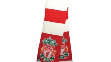 Liverpool FC Classic Red & White Scarf