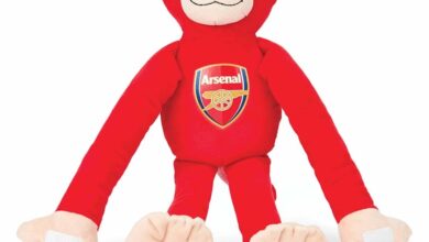 Arsenal FC Hanging Monkey Plush