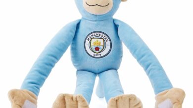 Manchester City FC Hanging Monkey Plush