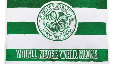Celtic FC Sherpa Fleece Blanket