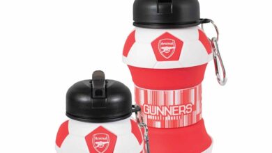 Arsenal FC Collapsible Football Water Bottle