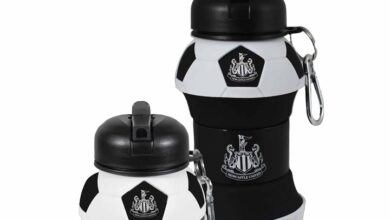 Newcastle United FC Collapsible Football Water Bottle