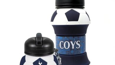 Tottenham Hotspur FC Collapsible Football Water Bottle