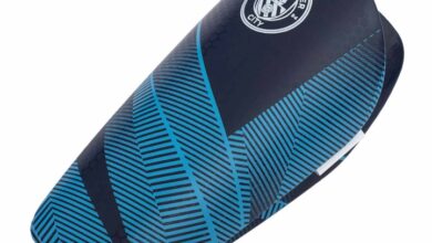 Manchester City FC Fuse Slip in Shin Guards - Size Junior