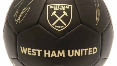 West Ham United FC Phantom Signature Ball Size 5 Deflated