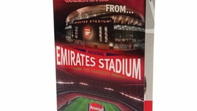 Arsenal FC 3D Stadium Pop Up Birthday Card