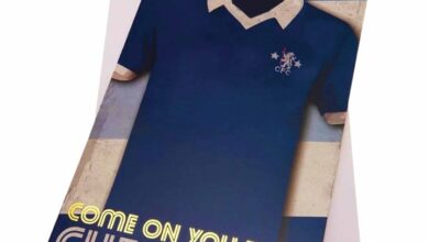 Chelsea FC COYB Shirt Birthday Card