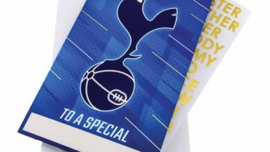 Tottenham Hotspur FC Birthday Card with Sticker Sheet