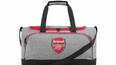 Arsenal FC Grey Duffle Bag
