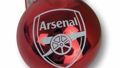 Arsenal FC Large Crest Ornament
