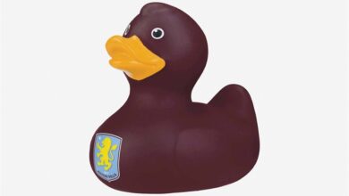 Aston Villa FC Villa Vinyl Duck